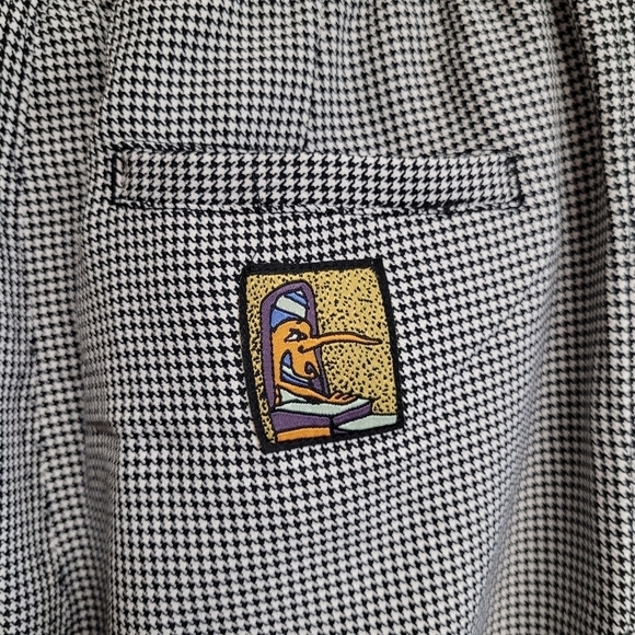 Urban Outfitters Misfit Mad Minds Black And White Houndstooth High Waisted Pants - Picture 2 of 13